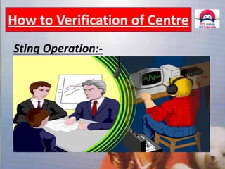 How to Verification of Centre
Sting Operation:-

11 December 2013

20

 