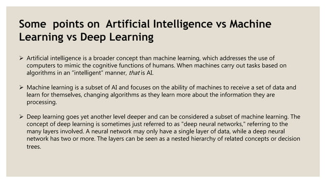 Intro/Overview on Machine Learning Presentation | PPTX