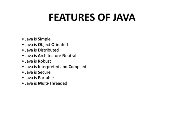 Core Java | PPTX