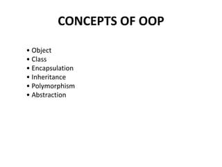 core java introduction and object class part 1 ... Core Java | PPTX