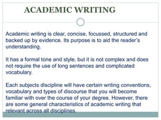 Ankita singh- swayam- academic writing | PPTX