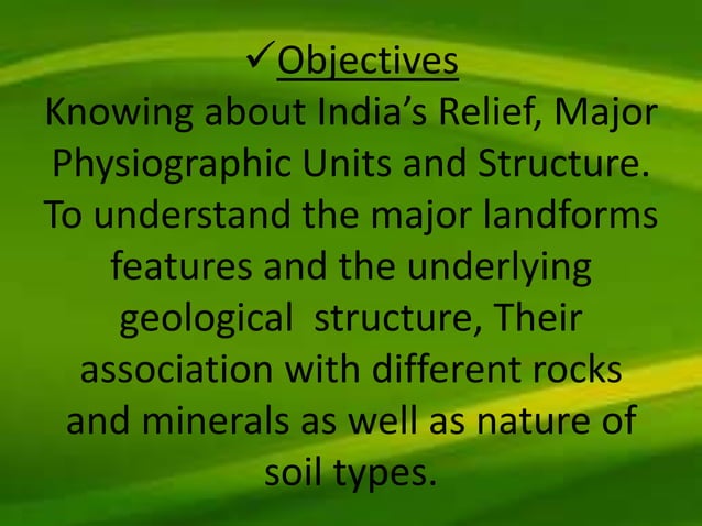 Physical Features Of India Class 9