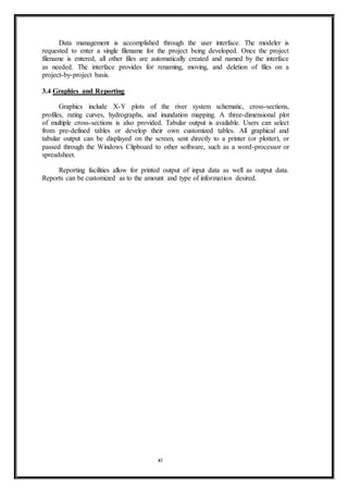 seminar report of " Introduction to HEC RAS " | DOCX