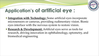 Artificial eye and its applications in daily life | PDF