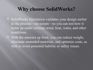 solid works presentation ppt.pptx .......... | PPTX