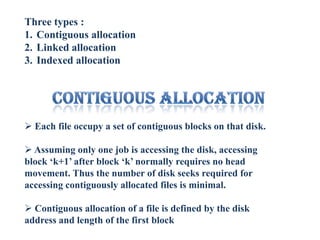 File System Implementation | PPTX