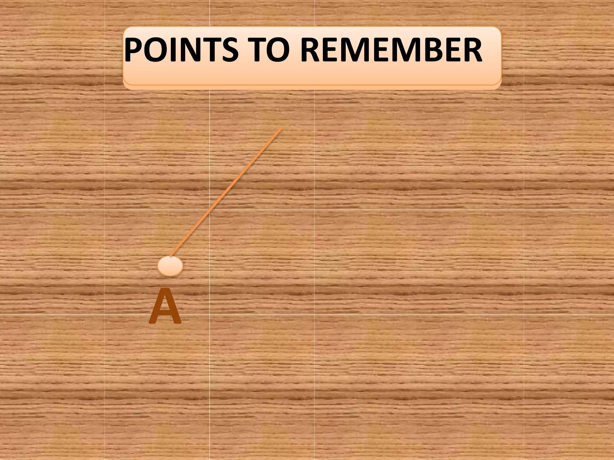 POINTS TO REMEMBER
A
POINTS TO REMEMBER
 