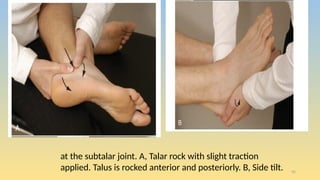 Ankle and foot assessment for physiotherapy | PPTX