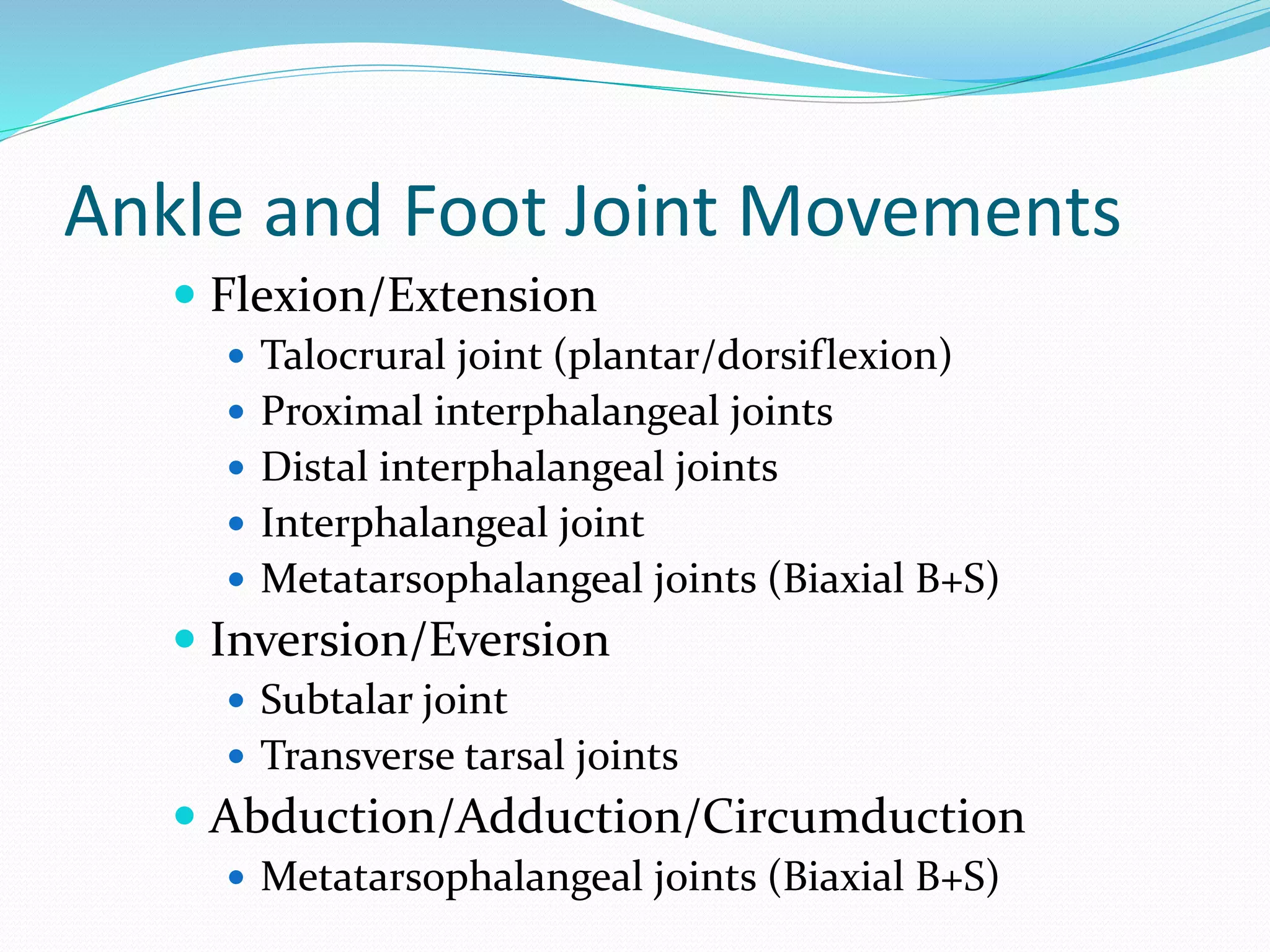 Examination evaluation & Assessment of Ankle & Foot | PPTX