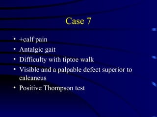 ankle and foot injuries-evaluation and management | PPT