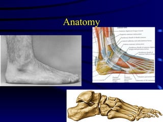 ankle and foot injuries-evaluation and management | PPT