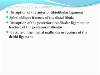 Ankle fractures | PPT