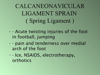 Ankle injuries | PPT