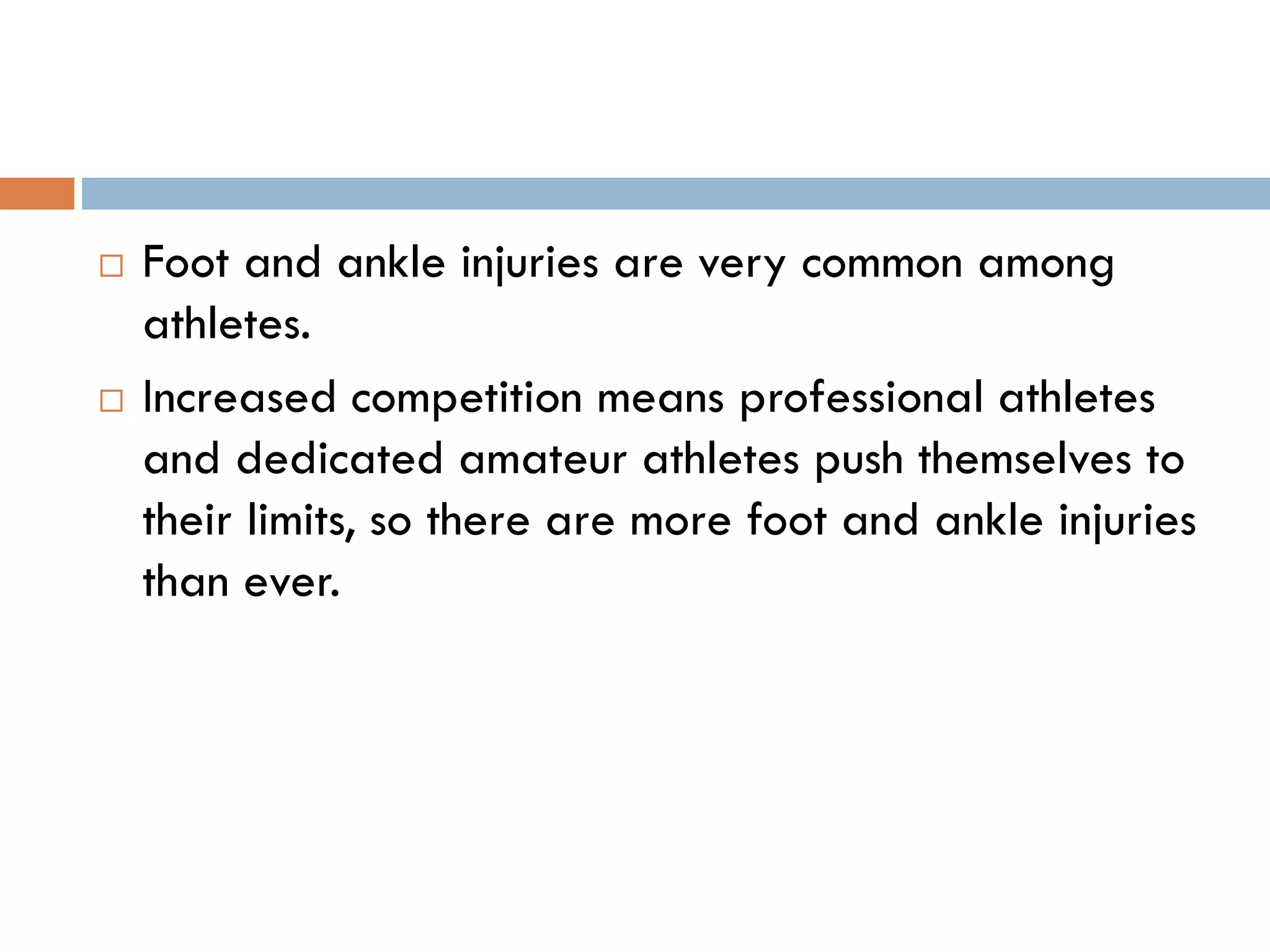 Ankle injuries by sunil | PPT