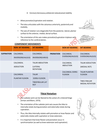 Talus Rotation Ankle joint | PDF