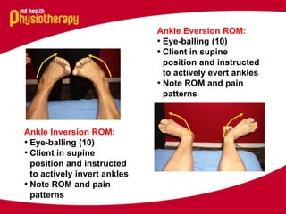 Ankle pain workshop | PPT