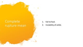 Ankle sprain | PDF