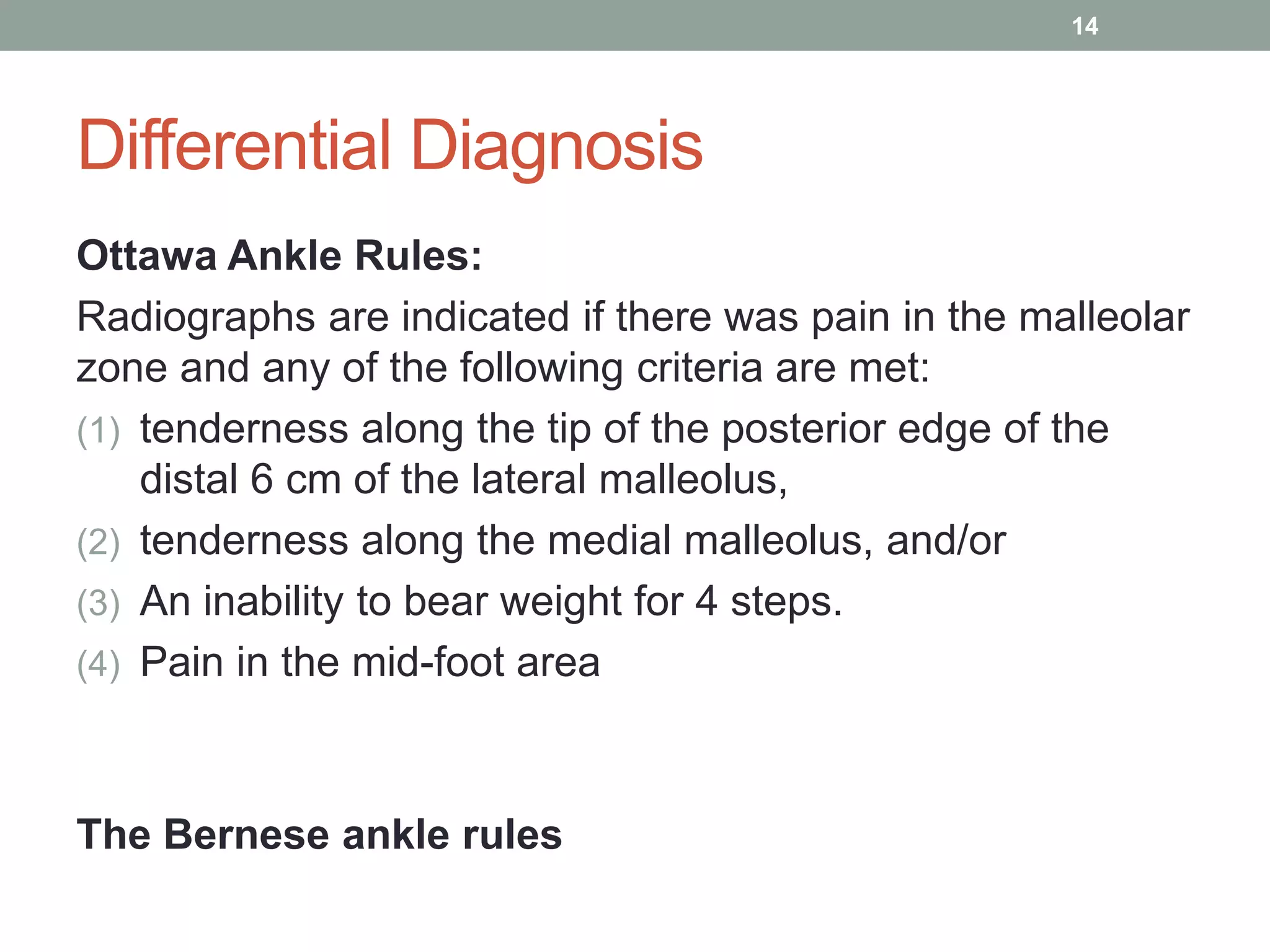 Ankle instability, ankle sprain | PPTX