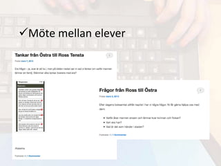 Möte mellan elever
 