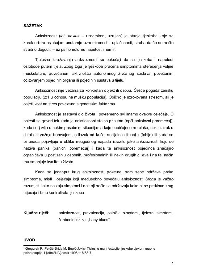 Upoznavanje čovjeka sa socijalnom tjeskobom