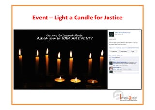 Event – Light a Candle for Justice
 
