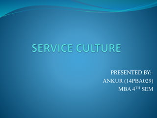 PRESENTED BY:-
ANKUR (14PBA029)
MBA 4TH SEM
 