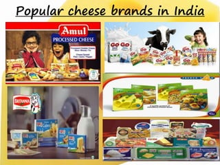 Popular cheese brands in India
 