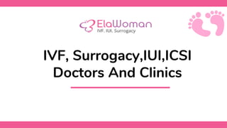 IVF, Surrogacy,IUI,ICSI
Doctors And Clinics
 