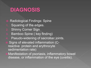 Sed Sign Ankylosing spondylitis | PPTX