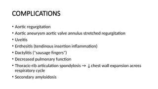 Ankylosing Spondylitis (Assessment and Physiotherapy Management) | PPTX