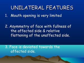 Unaffected Side Ankylosis of tmj__oral_surgery_ new | PPT