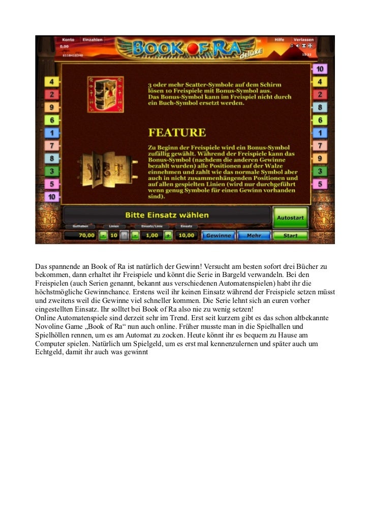Book Of Ra Anleitung Book Of Ra Anleitung