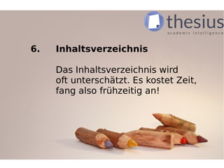 Anleitung für die Bachelorarbeit