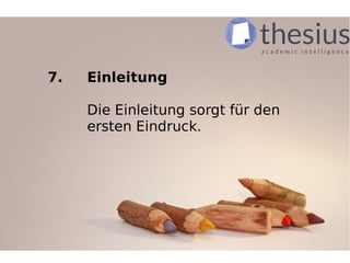 Anleitung für die Bachelorarbeit