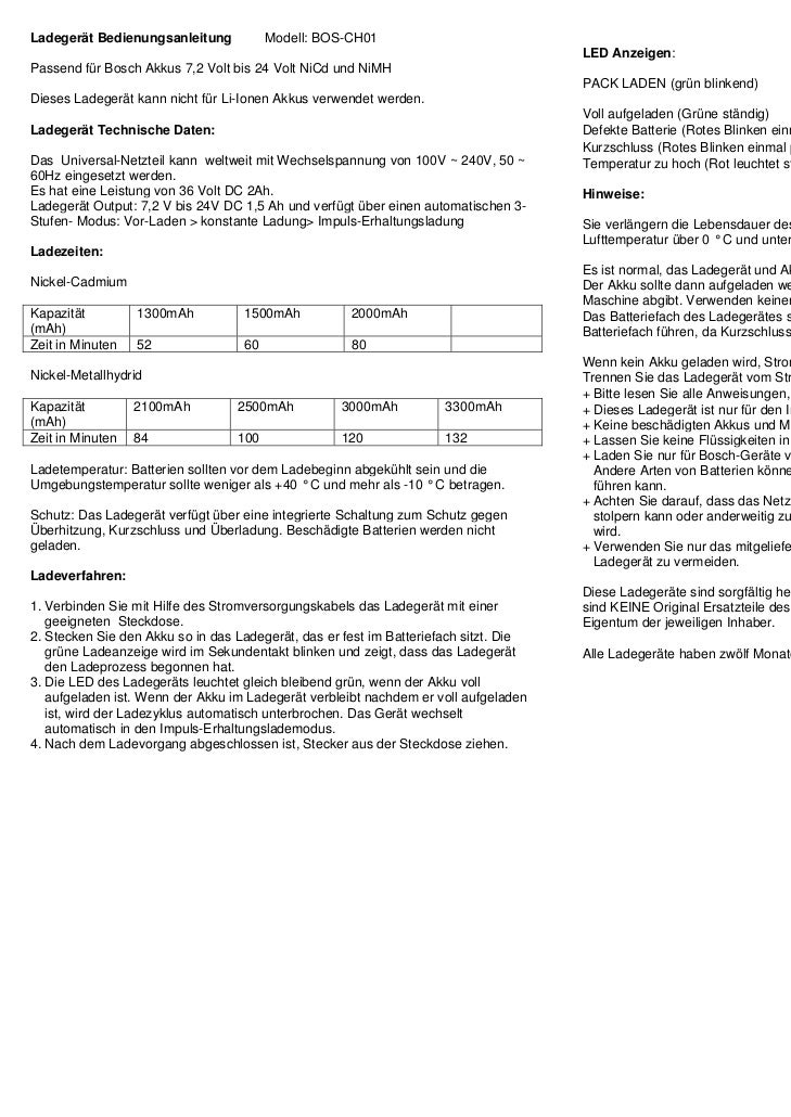 anleitung ladegerät für bosch werkzeugakkus Bosch Küchenmaschine Anleitung ~ anleitung ladegerät für bosch werkzeugakkus