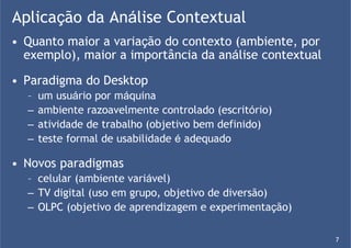 Análise contextual aplicada à TV interativa