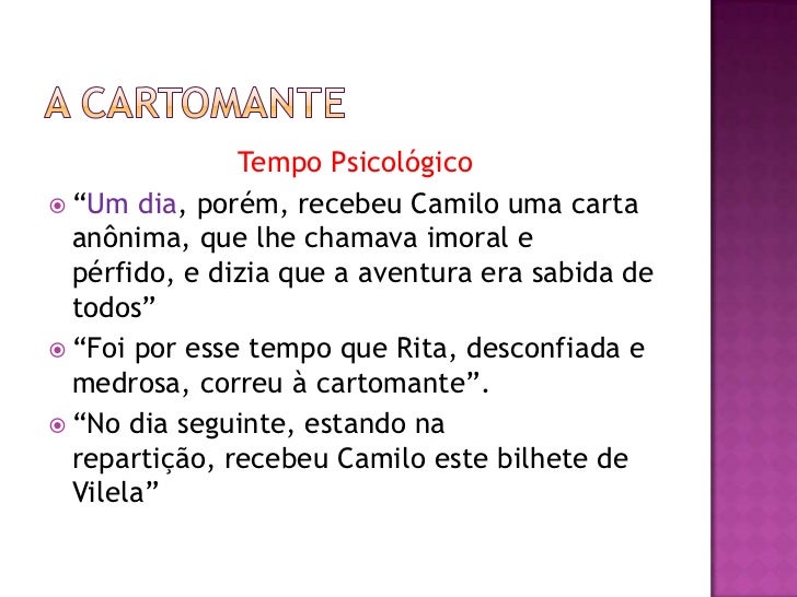 Análise 'A cartomante'