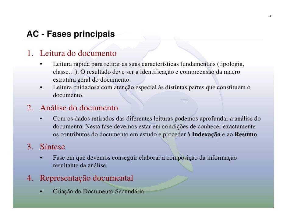Análise conteúdo documental