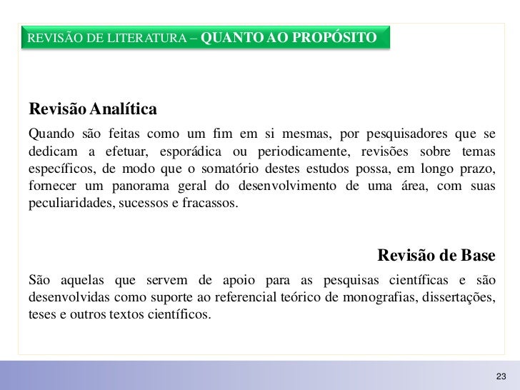Revisao de artigos cientificos