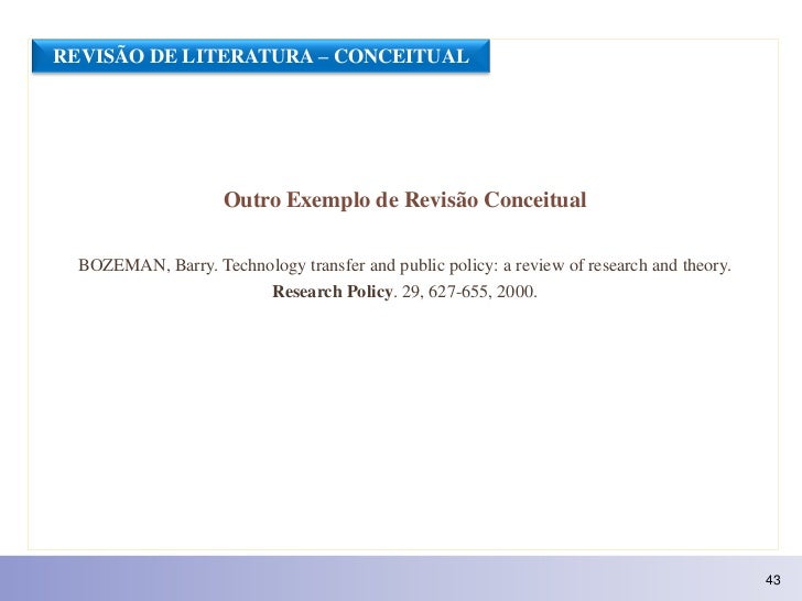 Artigos de revisao psicologia