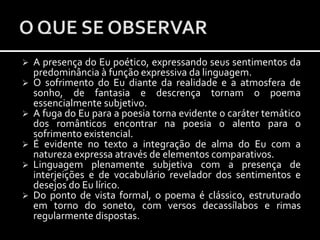 Predominância de vocabulário seleto.
