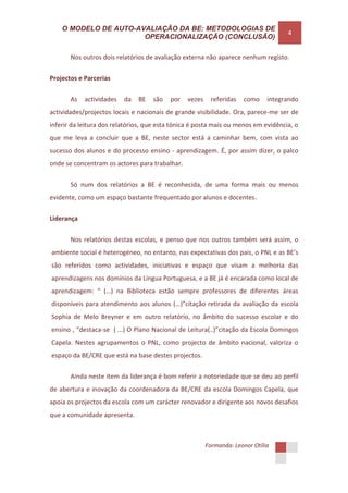 Anlise e comentário