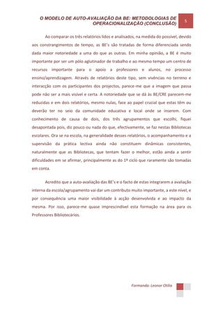 Anlise e comentário