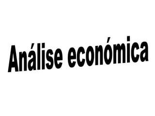 Análise económica