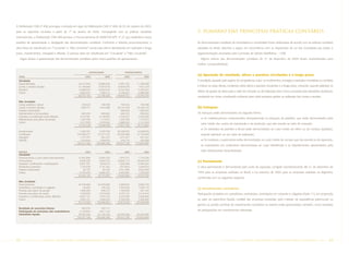A Deliberação CVM nº 496 prorrogou a entrada em vigor da Deliberação CVM nº 488, de 03 de outubro de 2005,
para os exercícios iniciados a partir de 1° de janeiro de 2006. Convergindo com as práticas contábeis               2. Sumário das principais práticas contábeis
internacionais, a Deliberação CVM 488 aprovou o Pronunciamento do IBRACON NPC nº 27 que estabelece novos
padrões de apresentação e divulgação das demonstrações contábeis. Conforme o referido pronunciamento, o             As demonstrações contábeis da controladora e consolidado foram elaboradas de acordo com as práticas contábeis
ativo deve ser classificado em “Circulante" e "Não Circulante" sendo este último desdobrado em realizável a longo   adotadas no Brasil, descritas a seguir, em consonância com as disposições da Lei das Sociedades por Ações e
prazo, investimentos, intangível e diferido. O passivo deve ser classificado em "Circulante" e "Não Circulante".    regulamentações emanadas pela Comissão de Valores Mobiliários – CVM.
  Segue abaixo a apresentação das demonstrações contábeis pelos novos padrões de apresentação:                         Alguns valores das demonstrações contábeis de 31 de dezembro de 2004 foram reclassificados para
                                                                                                                    melhor comparabilidade.

                                                             CONSOLIDADO                    CONTROLADORA

  ATIVO                                                    2005            2004             2005             2004
                                                                                                                    (a) Apuração do resultado, ativos e passivos circulantes e a longo prazo
  Circulante                                                                                                        O resultado, apurado pelo regime de competência, inclui: os rendimentos, encargos e variações monetárias ou cambiais
  Disponibilidades                                   23.417.040      19.986.848       17.481.555       11.580.288
  Contas a receber, líquidas                         14.148.064      10.977.519       10.676.578        7.421.319   a índices ou taxas oficiais, incidentes sobre ativos e passivos circulantes e a longo prazo, incluindo, quando aplicável, os
  Estoques                                           13.606.679      14.263.518       10.337.565       11.555.627
  Outros                                              9.063.407       7.558.315        6.199.033        4.886.036
                                                                                                                    efeitos de ajustes de ativos para o valor de mercado ou de realização, bem como a provisão para devedores duvidosos,
                                                     60.235.190      52.786.200       44.694.731       35.443.270   constituída em limite considerado suficiente para cobrir possíveis perdas na realização das contas a receber.
  Não circulante
  Contas petróleo e álcool                             769.524           748.788         769.524          748.788
  Contas a receber, líquidas                          1.587.771        1.914.788      28.151.479       35.220.122   (b) Estoques
  Projetos estruturados                                                                  569.030        1.830.257
  Adiantamento a fornecedores                           684.235         958.692          684.235          958.692   Os estoques estão demonstrados da seguinte forma:
  Impostos e contribuição social diferidos            4.337.361       4.148.685        2.333.641        2.030.268
  Adiantamento para plano de pensão                   1.205.358       1.217.612        1.205.358        1.217.612        As matérias-primas compreendem principalmente os estoques de petróleo, que estão demonstrados pelo
  Outros                                              5.517.979       5.919.943        3.888.283        3.121.924
                                                                                                                       valor médio dos custos de importação e de produção, que não excede ao valor de mercado;
                                                     14.102.228      14.908.508       37.601.550       45.127.663
                                                                                                                         Os derivados de petróleo e álcool estão demonstrados ao custo médio de refino ou de compra, ajustados,
  Investimentos                                      2.280.702        2.078.758       20.366.625       14.048.878
  Imobilizado                                      104.058.277       92.471.797       49.400.988       41.730.649      quando aplicável, ao seu valor de realização;
  Intangível                                         1.371.077          851.427        1.371.077          851.427
  Diferido                                           1.473.634        1.569.676          578.175          434.058        Os materiais e suprimentos estão demonstrados ao custo médio de compra que não excede ao de reposição,
                                                   183.521.108      164.666.366      154.013.146      137.635.945
                                                                                                                       as importações em andamento demonstradas ao custo identificado e os adiantamentos apresentados pelo

  PASSIVO                                                  2005            2004             2005             2004
                                                                                                                       valor efetivamente desembolsado.
  Circulante
  Financiamentos e juros sobre financiamentos       10.502.998        8.805.229        1.655.721        1.310.238
  Fornecedores                                       8.976.359        9.054.723       24.865.115       26.949.707   (c) Permanente
  Impostos. contribuições e participações            8.931.341        7.854.014        7.292.508        6.583.563
  Dividendos propostos                               7.165.878        5.141.363         7.017.843       5.044.074   O ativo permanente é demonstrado pelo custo de aquisição, corrigido monetariamente até 31 de dezembro de
  Projetos estruturados                                 28.135           64.106        2.421.806        4.652.469
  Outros                                             6.755.439        5.806.452        4.442.687        3.397.299   1995 para as empresas sediadas no Brasil, e no exercício de 2002 para as empresas sediadas na Argentina,
                                                    42.360.150       36.725.887       47.695.680       47.937.350
                                                                                                                    combinado com os seguintes aspectos:
  Não circulante
  Financiamentos                                    34.439.489       42.976.885        6.408.872        8.859.120
  Subsidiárias, controladas e coligadas                 39.954          276.328        1.925.046        3.420.119   (i) Investimentos societários
  Provisão para plano de pensão                      1.898.360          696.273        1.749.036          601.347
  Provisão para plano de saúde                       7.030.939        5.673.650        6.477.127        5.214.410   Participação societária em subsidiárias, controladas, controladas em conjunto e coligadas (Nota 11), em proporção
  Impostos e contribuições sociais diferidos         8.461.721        7.474.135        6.270.290        5.263.660
  Outros                                             3.843.131        3.399.553        2.783.829        2.356.303   ao valor do patrimônio líquido contábil das empresas investidas, pelo método da equivalência patrimonial; os
                                                    55.713.595       60.496.824       25.614.200       25.444.959
                                                                                                                    ganhos ou perdas cambiais de investimentos societários no exterior estão apresentados, também, como resultado
  Resultado de exercícios futuros                      483.274          502.171
  Participação de acionistas não controladores       6.178.854        4.811.315                                     de participações em investimentos relevantes.
  Patrimônio líquido                                78.785.236       62.130.169       80.703.266       64.253.636
                                                   183.521.108      164.666.366      154.013.146      137.635.945




42     PETR OBRA S        AnÁlise Financeira e Demonstrações contábeis                  2005                                              PETR OBRA S       AnÁlise Financeira e Demonstrações contábeis                          2005      43
 