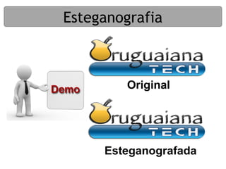 Esteganografia



         Original




     Esteganografada
 