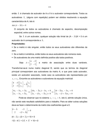 154 
PREÇO CONT SOLIC PREST DISPON ATEND POS-VEM CONDI HORA NECESS RETOR 
22 
20 
18 
16 
14 
12 
10 
8 
6 
4 
FIGURA 2 – Dendograma após a retirada de variáveis que apresentam o mesmo grau de 
relacionamento. 
Permanecendo novamente a variável preço no primeiro cluster, retirou-se do segundo 
e do terceiro cluster respectivamente, as variáveis dispon e retor, formando um novo 
dendograma, no qual verifica-se a formação de três novos clusters, conforme Figura 3. 
PREÇO CONT SOLIC PREST ATEND POS-VEM CONDI HORA NECESS 
22 
20 
18 
16 
14 
12 
10 
8 
6 
Linkage Distance 
FIGURA 3 – Dendograma após a retirada de variáveis que apresentam o mesmo grau de 
relacionamento. 
Uma vez que dentro do segundo e do terceiro cluster ainda havia variáveis com mesmo 
perfil, retirou-se, novamente, as variáveis atend e hora, respectivamente, formando-se um 
novo dendograma, o qual segue apresentado na Figura 4. 
 