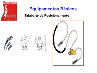 Talabarte de Posicionamento
Equipamentos Básicos
 