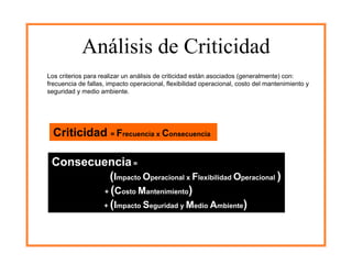 Análisis De Criticidad