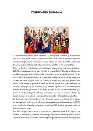 AnáLisis Seguridad PúBlica Hermosillo